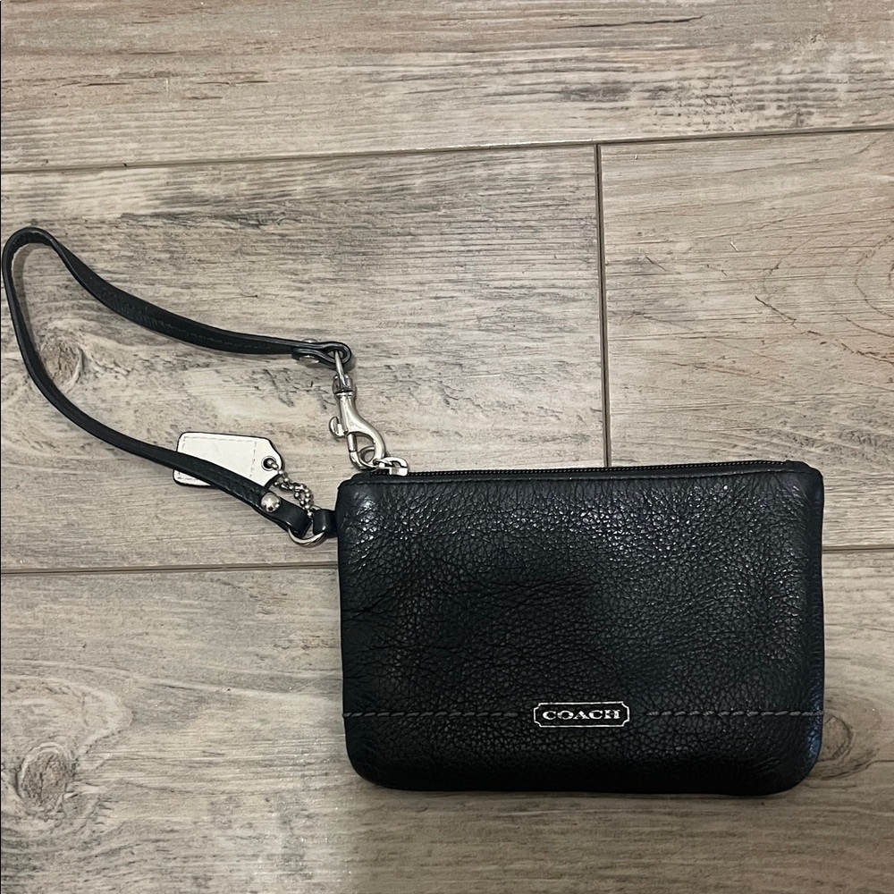 Coach Black Wristlet